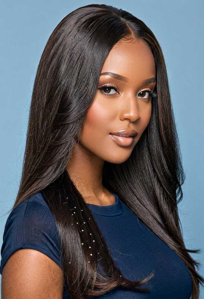 1. Classic Straight Weave