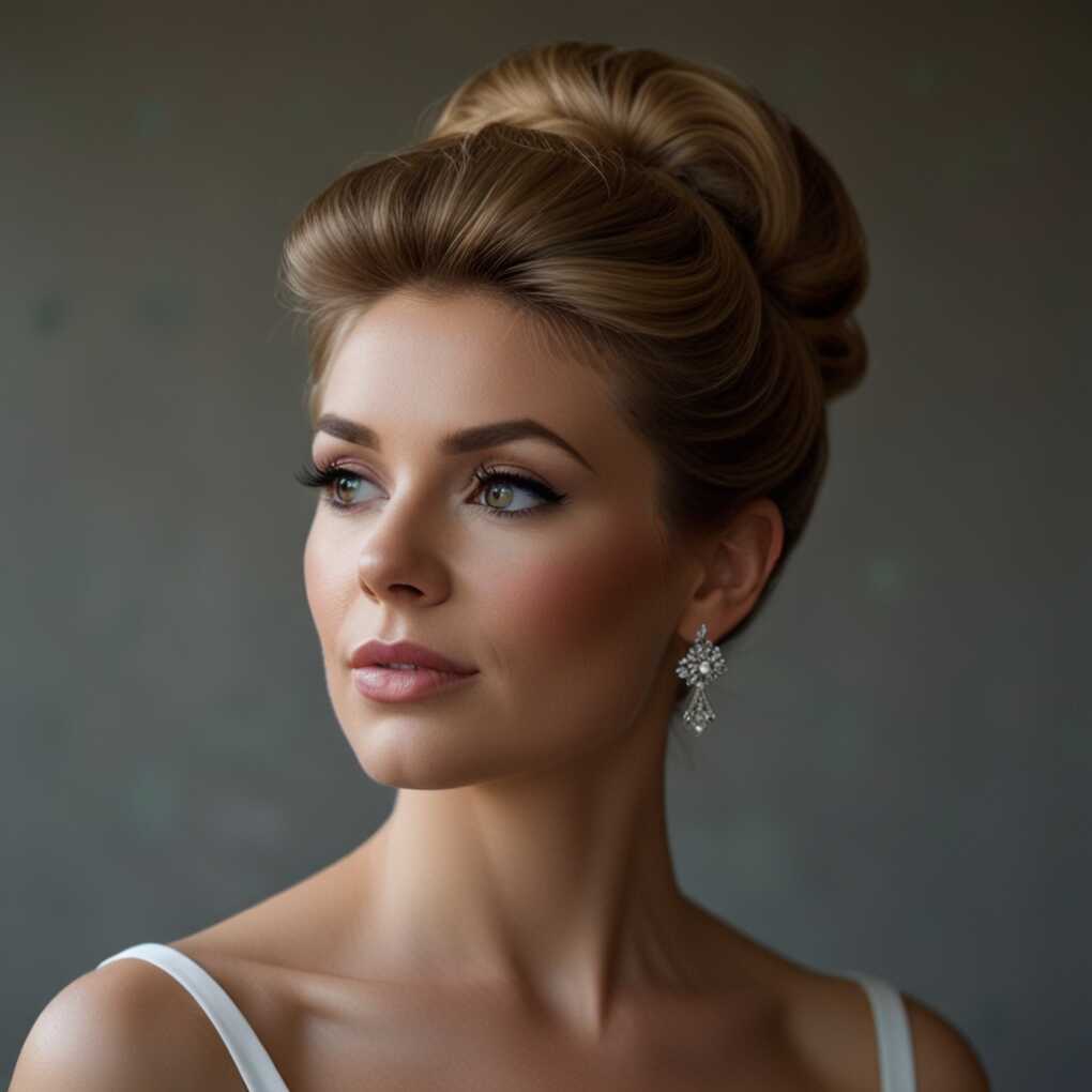 11. Bouffant Updo