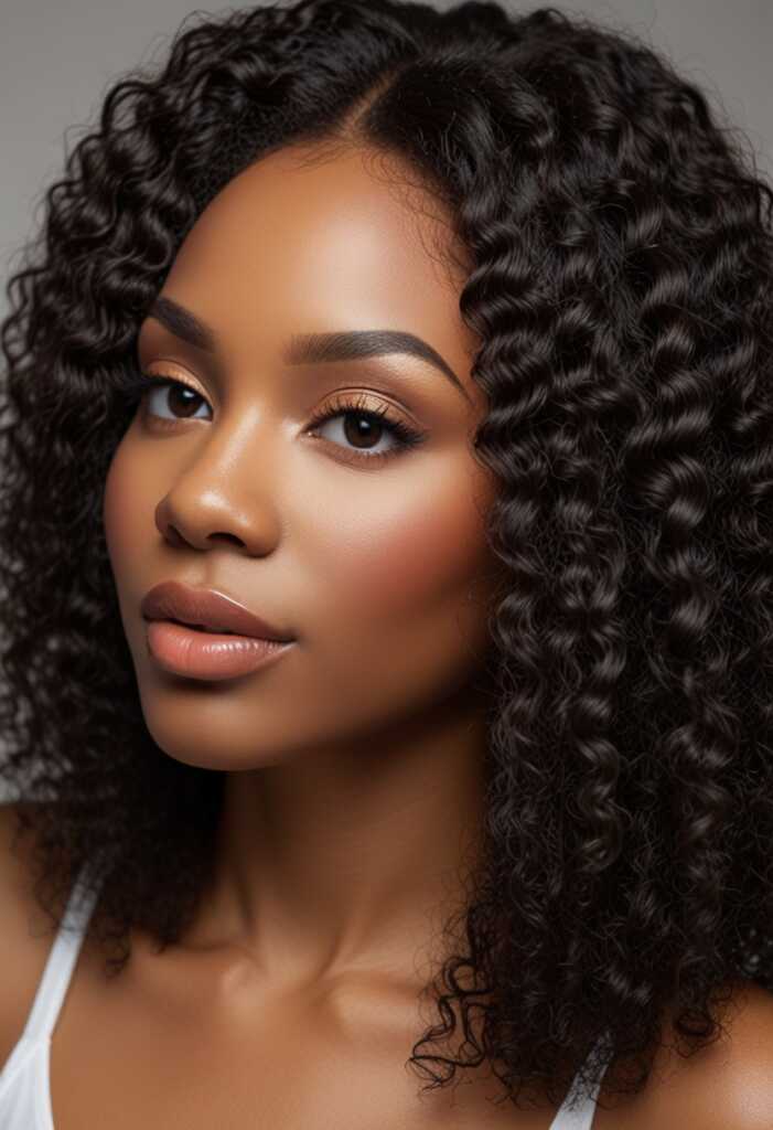 13. Textured Afro Weave