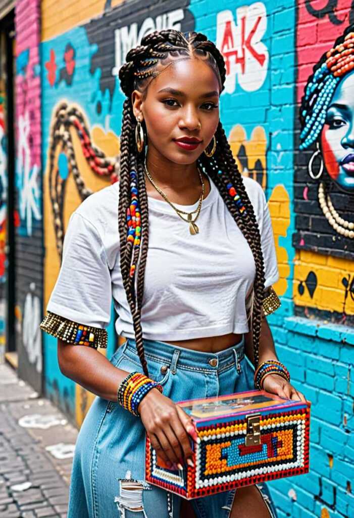 Accessorized Box Braids