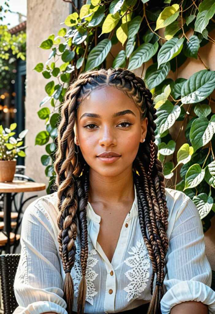 Bohemian Box Braids