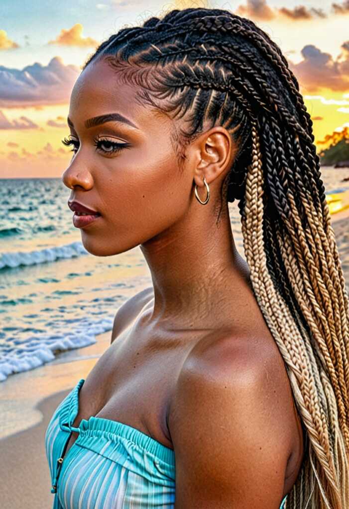 Ombre Jumbo Box Braids