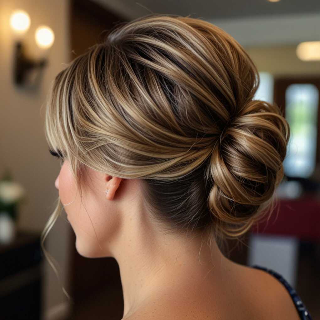 Side-Swept Updo