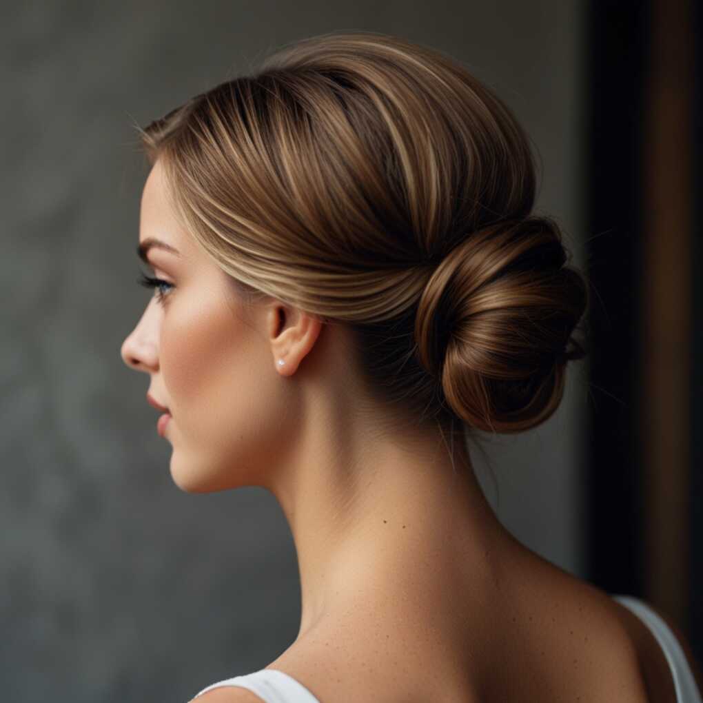 Sleek Low Bun