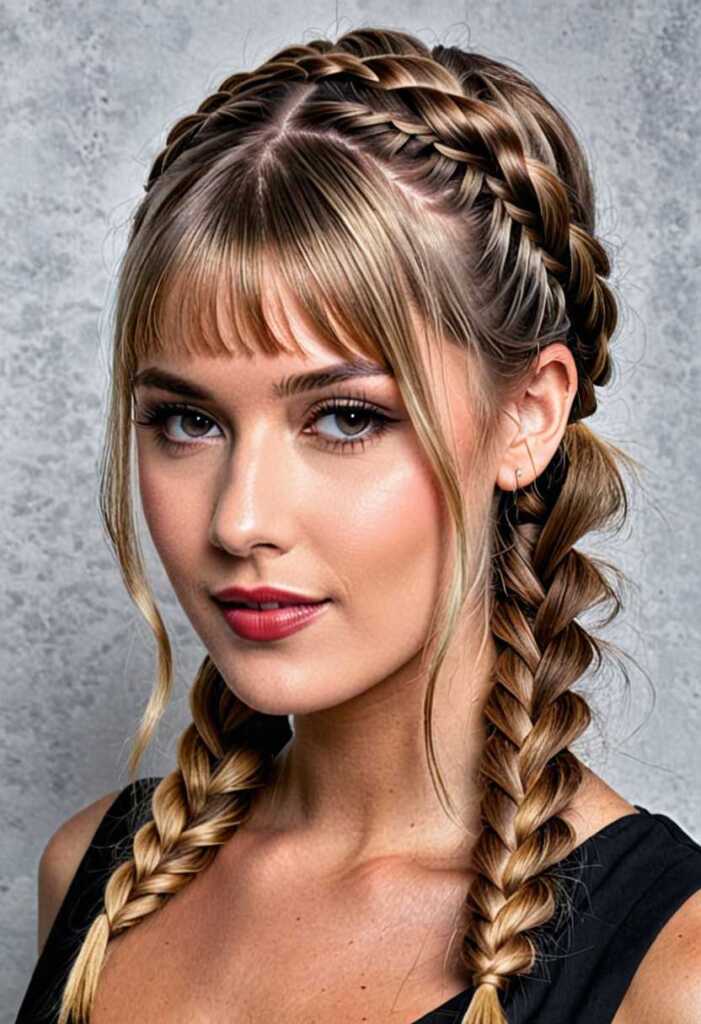 Braided Bangs