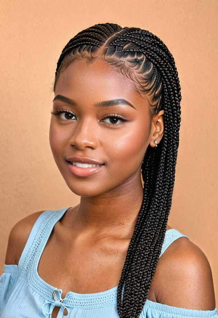 Classic Small Knotless Box Braids