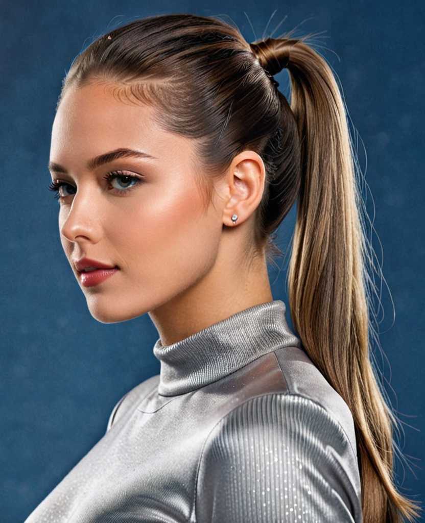 Sleek Low Ponytail