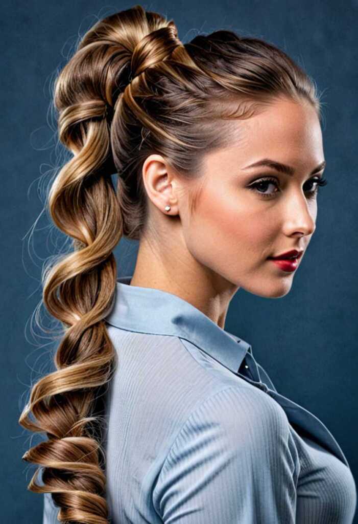 Twisted Side Ponytail