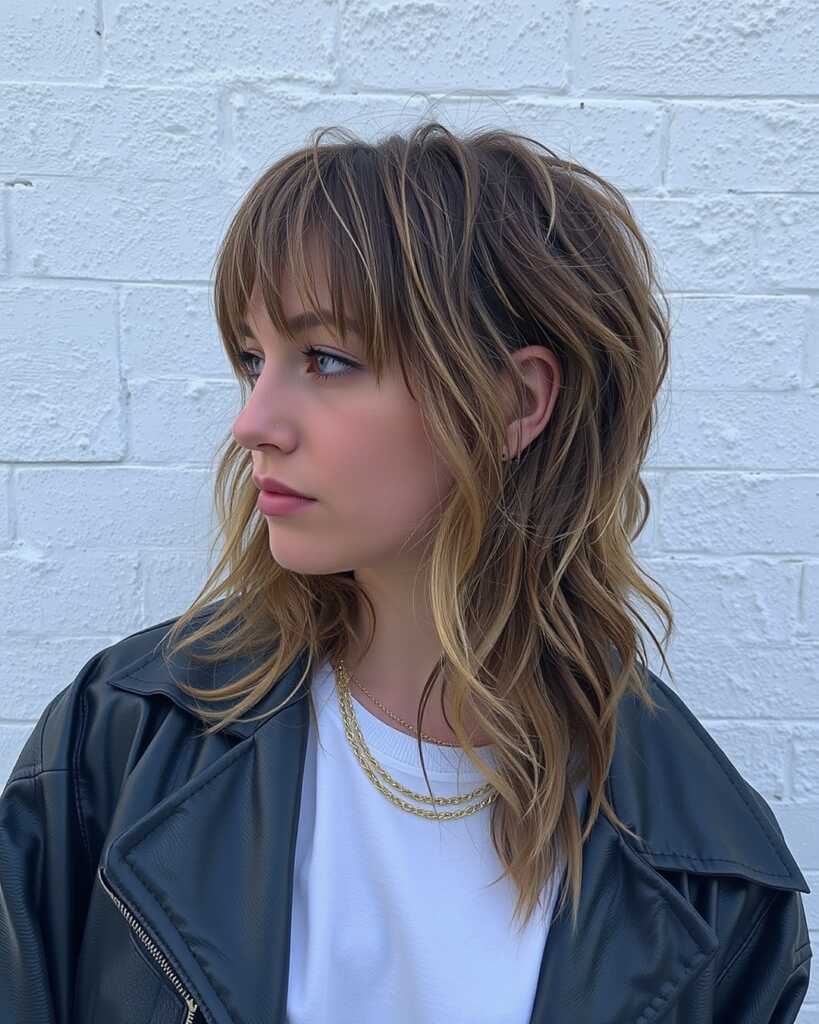 Asymmetrical Wolf Cut