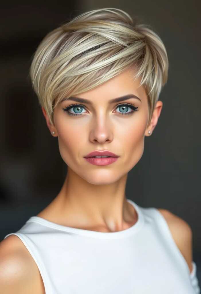 How to Style a pixie with highlights