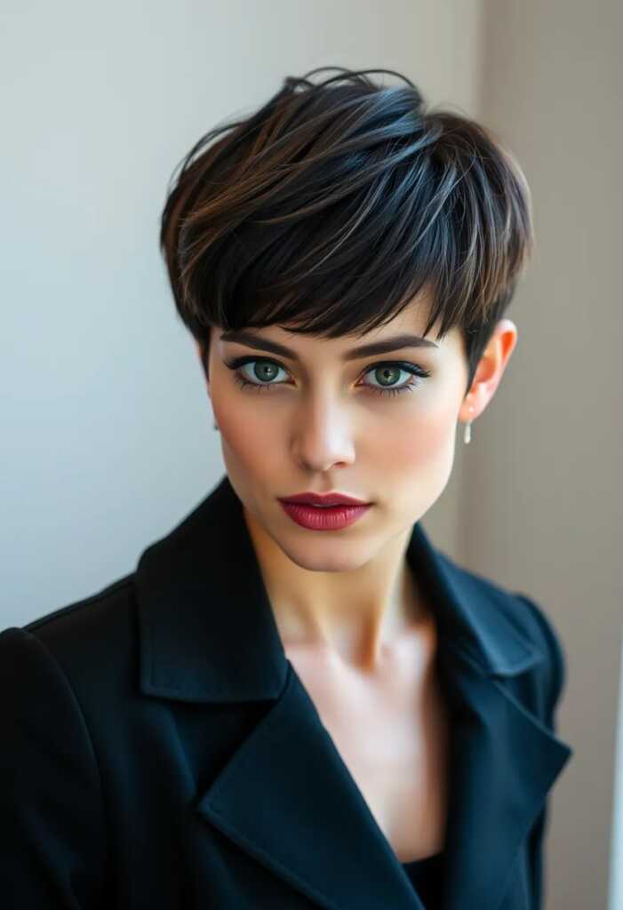 How to Style pixie with Bangs