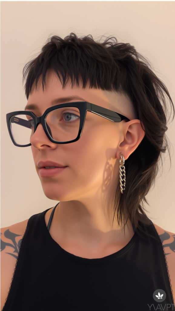 Undercut Wolf Cut