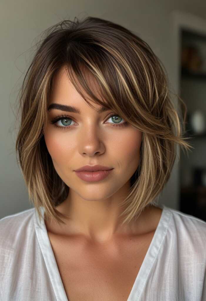 Layered Bob with Front Layers