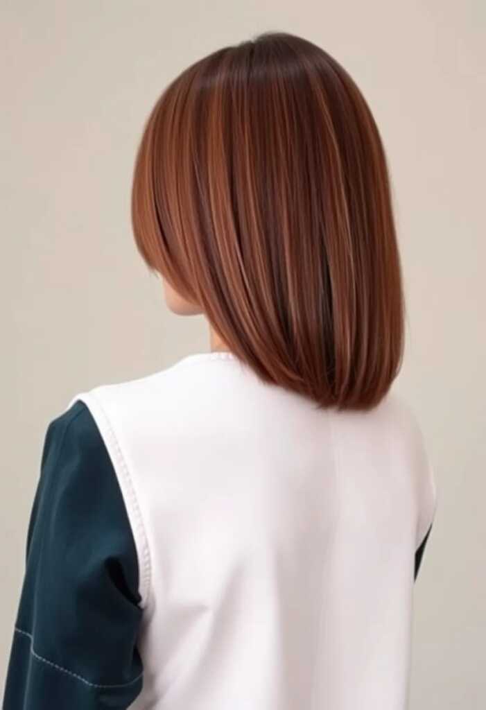 Long Bob Back View