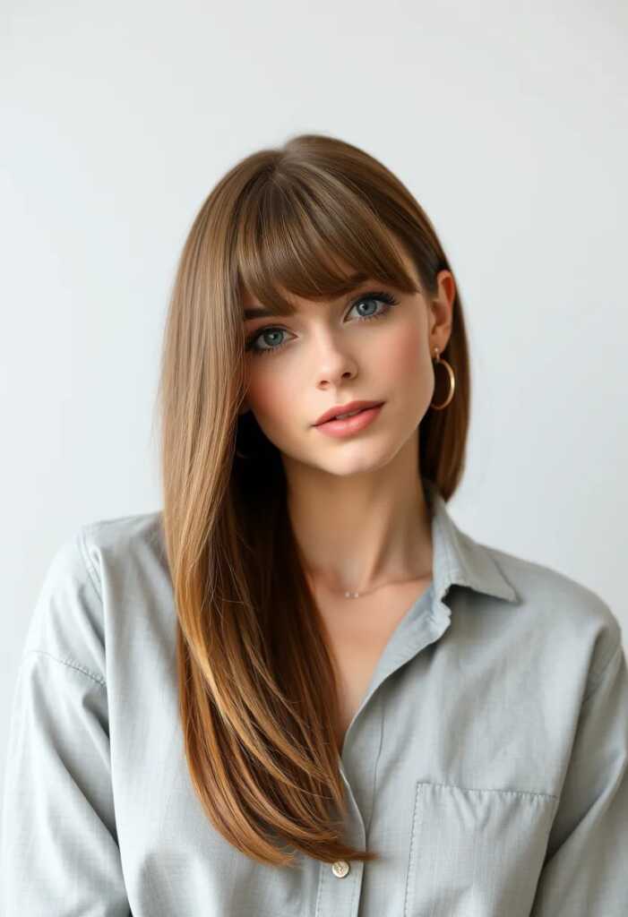 Side-Swept Bangs