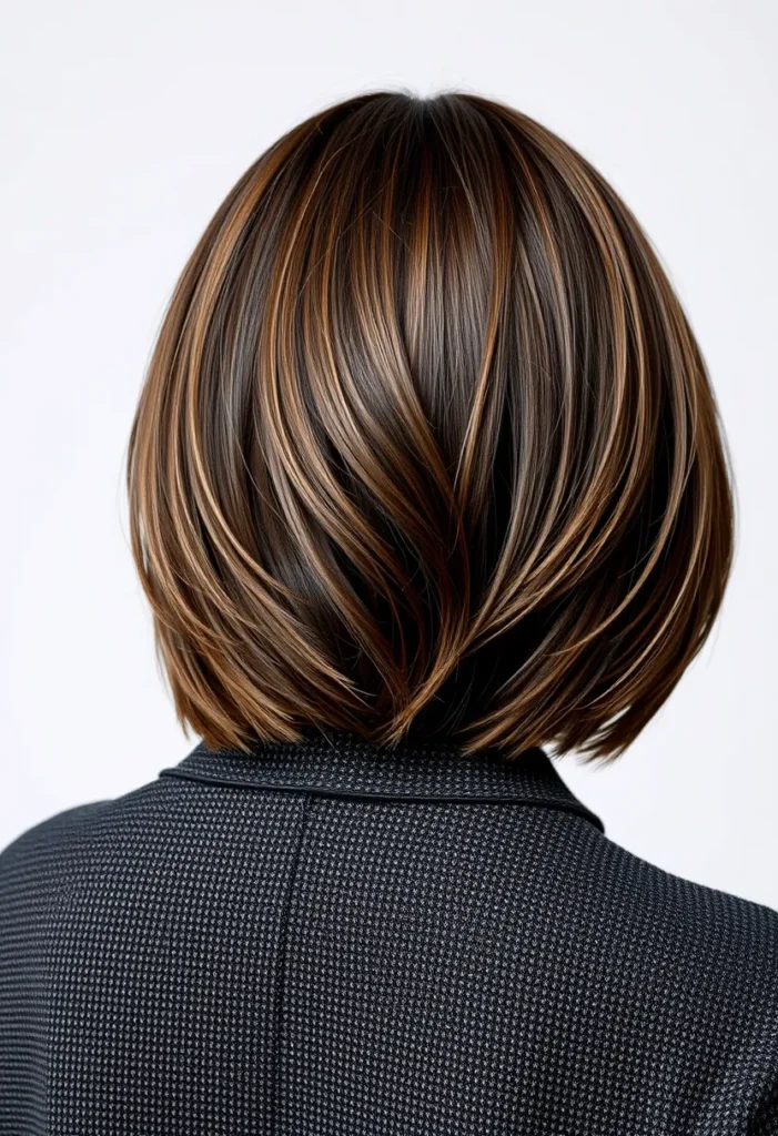 Textured Bob Back View